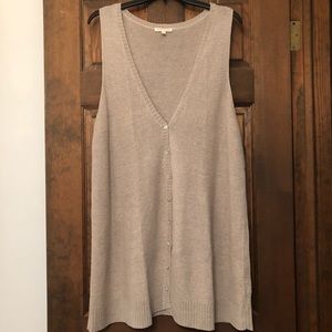 Eileen Fisher Long Vest, Size XL